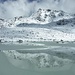 Der Grand Mont Calme spiegelt sich im Gletschersee