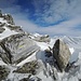 Schnee und Eis im Aufstieg zum Blauberg