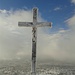 Ein wunderschönes Gipfelkreuz mit Christus.