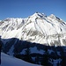 Bestes Wetter für meine erste Skitour - blauer Himmel über dem Fluebrig