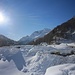 Alpe Devero - Il parcheggio sommerso da cumuli di neve.