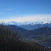 der Rundblick vom Gipfel: hier Monte Rosa und die hohen Walliser