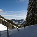 Winterlandschaft, Blick ins Goldingertal