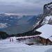 Aussicht oberhalb der Hütte des SC Schwyz auf der Holzegg