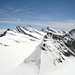 Aussicht auf den morgigen Gipfeltag: Gross- und Hinter Fiescherhorn