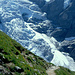 Hüttenweg mit Gletscherblick