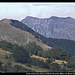 Monte Saccarello (Mitte Hintergrund) vom Monte Carpasina, Ligurien, Italien
