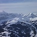 Blick auf die Gipfel bei Lauenen. 