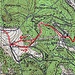 Meine Route mit Ski auf den Belchen (1414,0m).