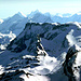 il massiccio del Wildstrubel con la Ostgipfel a dx e la Mitteler Gipfel a sx,dietro l'Oberland Bernese e asx in alto l'inconfondibile Eiger