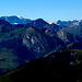 panoramica della zona del Wildstrubel a sx in alto e dietro tutte le altre montagne....a dx è l'Albristhorn
