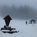 am Starthäuschen regnet es inzwischen
