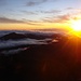 Sonnenaufgang am 18. Februar 2009 auf Maui, gesehen vom Pu'u'ula'ula Summit, dem höchsten Punkt des Haleakalas (3055)