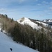 Weg zur Alp Scheidegg, Blick zurück zum Hüttchopf