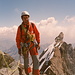 Sommet du Grand Pic de la Meije (3983m), au fond le Doigt de Dieu