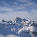 Dafür lebe ich, für diese Momente: Momente tiefsten Glücks in den Bergen. Blick auf die winterliche Marmarole.