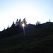 Im Abstieg vom Schimbrig: Beeilung, schliesslich will ich den Sonnenuntergang vom Schnabelspitz aus sehen...