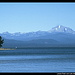 Lassen Peak vom Lake Almanor, Kalifornien, USA