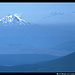 Mount Shasta vom Gipfel des Lassen Peak, Kalifornien, USA