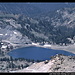 Lake Helen vom Abstieg vom Lassen Peak, Kalifornien, USA