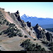 Hilman Peak (links) und Mount Thielsen (Mitte) vom Watchman, Crater Lake NP, Oregon, USA