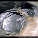 heisse 'Schlammlöcher im Bumpass Hell, Lassen Volcanic NP, Kalifornien, USA