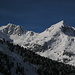 Die Skitourenberge Hintere und Vordere Karlesspitze im Zoom