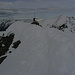 Allein auf dem Gipfel der Hinteren Karlesspitze