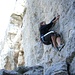 Bouldern am Monte Cucco mit absolut passendem Schuhwerk...;-)