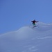 ...flying....on the powder....