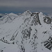 Blick vom Gipfel der Weitkarspitze auf den in nördliche Richtung verlaufenden Grat.