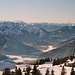19.12.2007: Blick über's Leitzachtal bis zur Zugspitze.