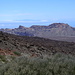Blick auf den östlichen Teil der Cañadas; im Hintergrund die Insel Gran Canaria