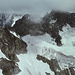 Wolkenverhangene Zillertaler Alpen