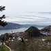Blick von der Burghalde auf Sipplingen und das Westende des Überlinger Sees