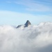 Blick vom Castor: Immer wieder wunderbare Momente... Das Matterhorn gibt sein Haupt preis.