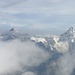 Nebelschwaden, Sonnenfluten, erhabene Berge: Blick vom Castor