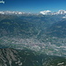 Super panorama verso Aosta e il massiccio del Grand Combin