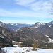 Blick in die Chiemgauer Alpen.<br />Wie schauts da aus momentan ist alles ohne Schier gangbar? Vielleicht ein Tourentipp ohne Schier?