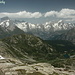 Panorama verso il Monte Bianco e le Grandes Jorasses