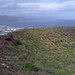 Ausblick vom Kraterrand nach Norden. Die Industriezone von Güímar rückt nahe an den Vulkan heran