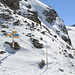 Auf dem Wegweiser gut zusehen, dass der Sommerweg auf den Pizol als Alpinwanderweg markiert ist.