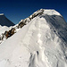ultimi metri di cresta per la cima est del Pizzo Palù..