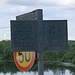 Grenze auf der Brücke Schweden Finnland