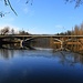 Libochovice, Ohře (Eger) mit Brücke