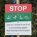 Stop-Schild im Detail