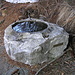 fontana scavata nel sasso
