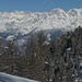 veduta sulla catena del Bernina