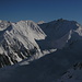 Blick vom Niederen Plattkogel die vor einem Jahr bestiegenen Larstigspitze und Strahlkogel