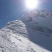 Schneegrat zum "Gipfel"